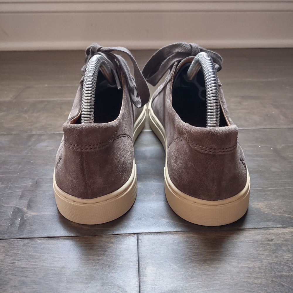 Frye Gemma Low Top Suede Leather Sneakers - Picture 7 of 15